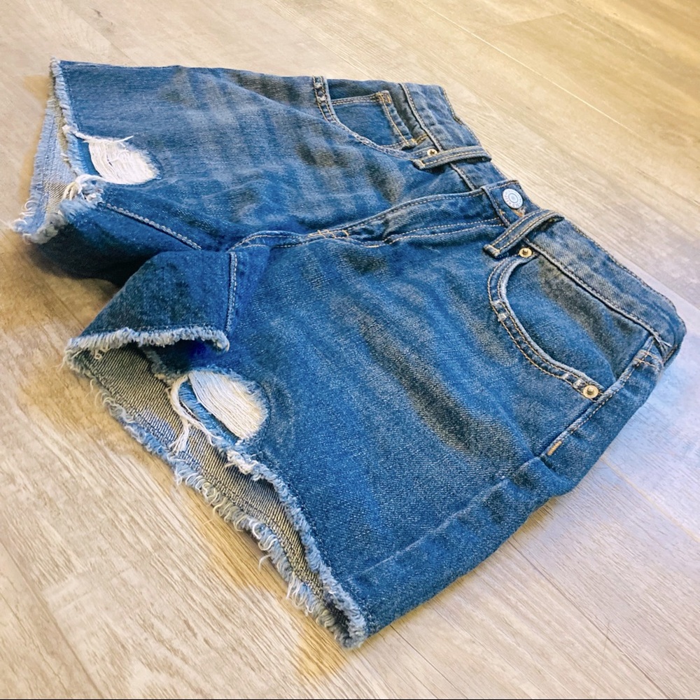 Old Navy Ripped Blue Jean Shorts